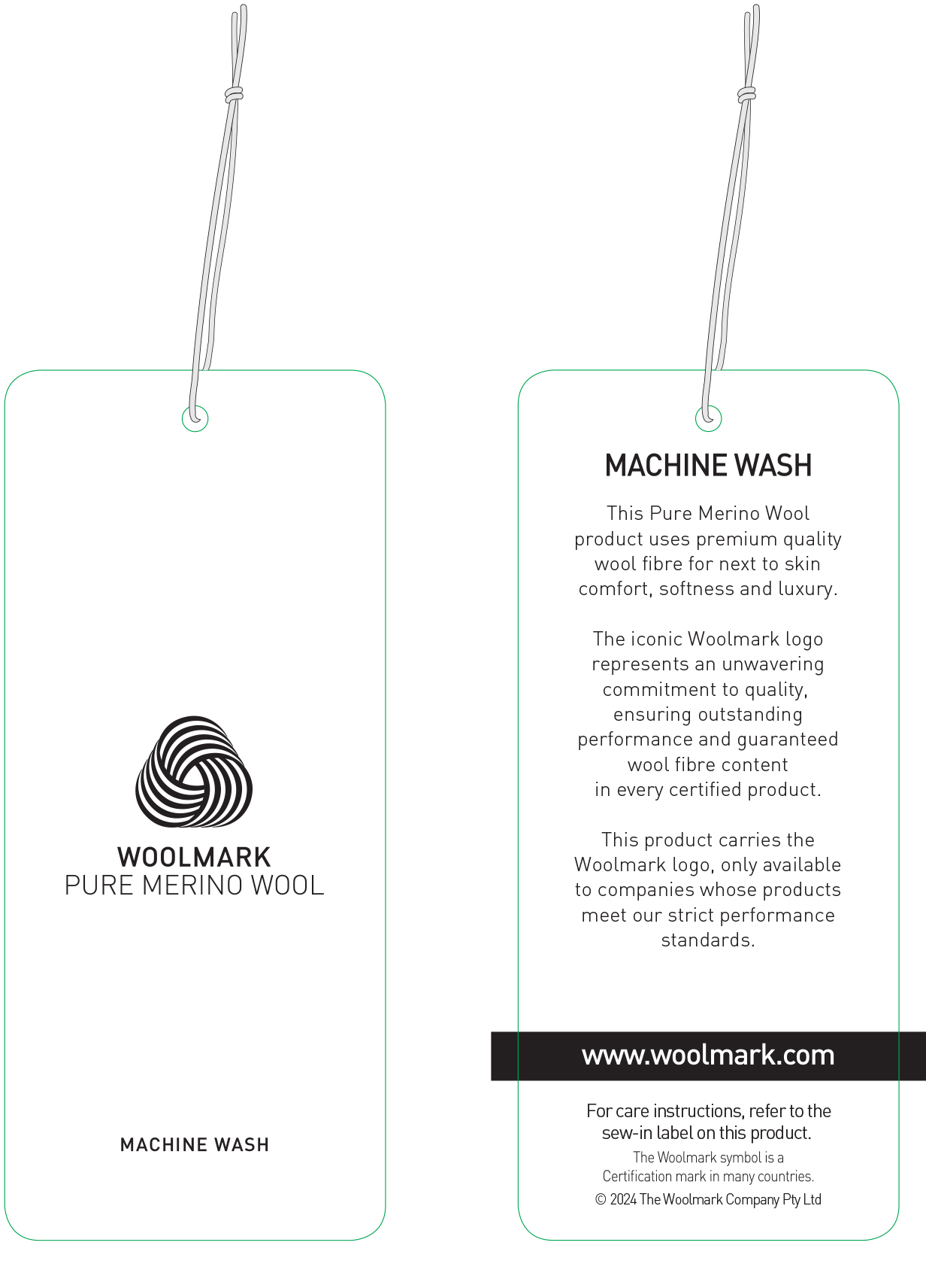 Pure Merino Wool Swing Ticket