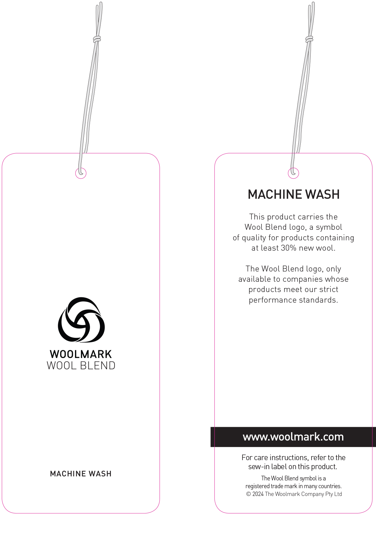 Swing Ticket Wool Blend Machine Wash